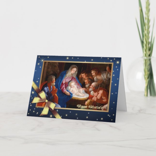 Buon Natale. Cartes de Noël en italien (Devant)