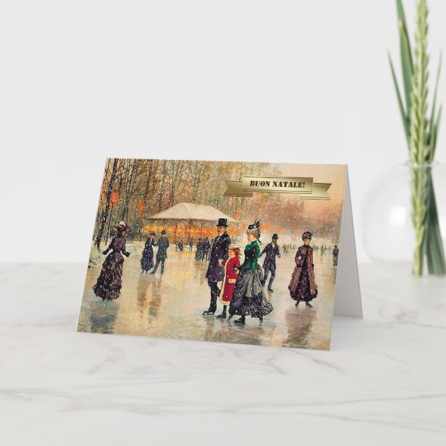 Buon Natale. Cartes de Noël en italien (Devant)