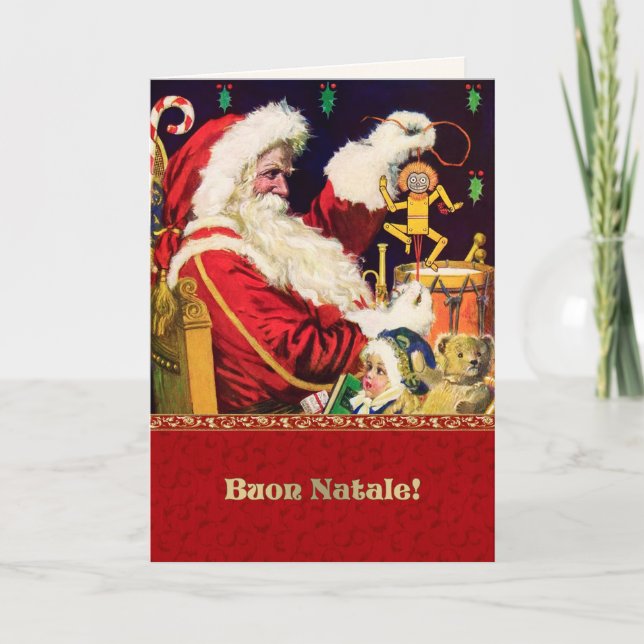 Buon Natale. Cartes de Noël en italien (Devant)