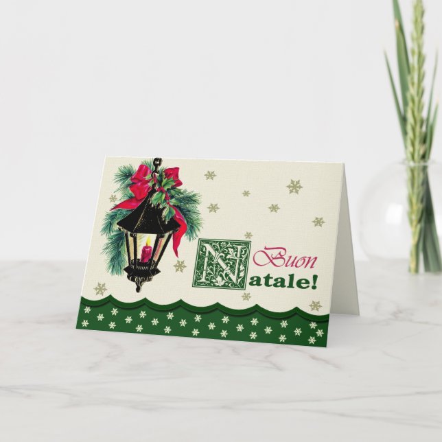 Buon Natale. Cartes de Noël en italien (Devant)