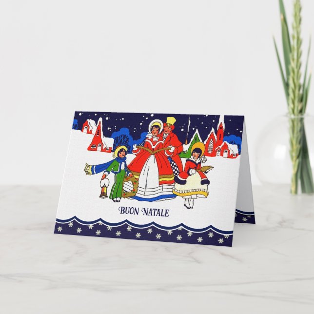 Buon Natale. Christmas Card in Italian (Front)