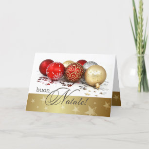 Buon Natale. Christmas Card in Italian