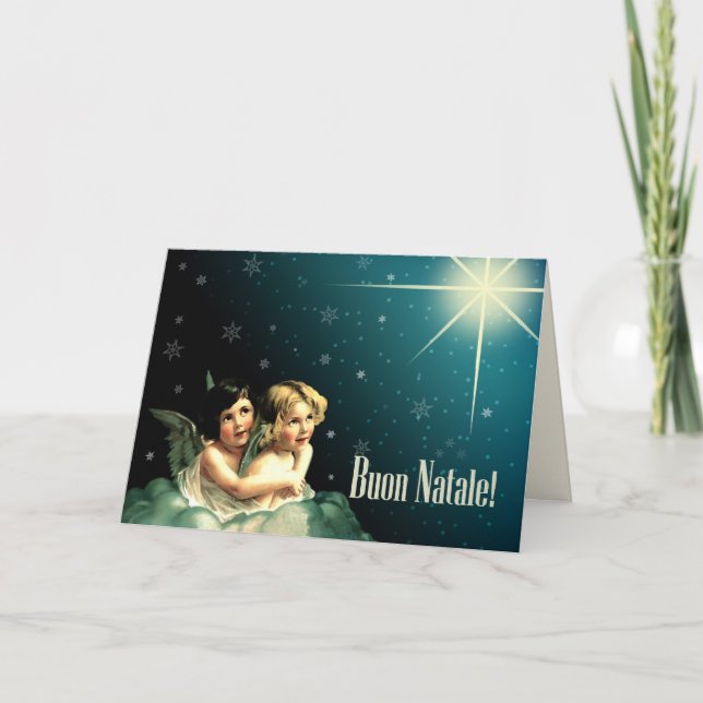 Buon Natale. Christmas Cards in Italian (Front)