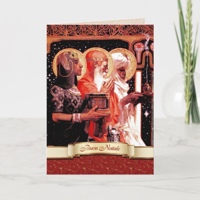 Buon Natale. Christmas Cards in Italian (Front)