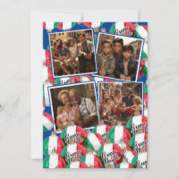 Buon Natale Christmas Greeting Royal Blue