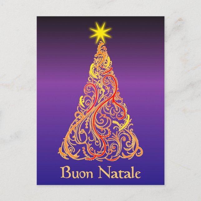 Buon Natale Holiday Postcard (Front)