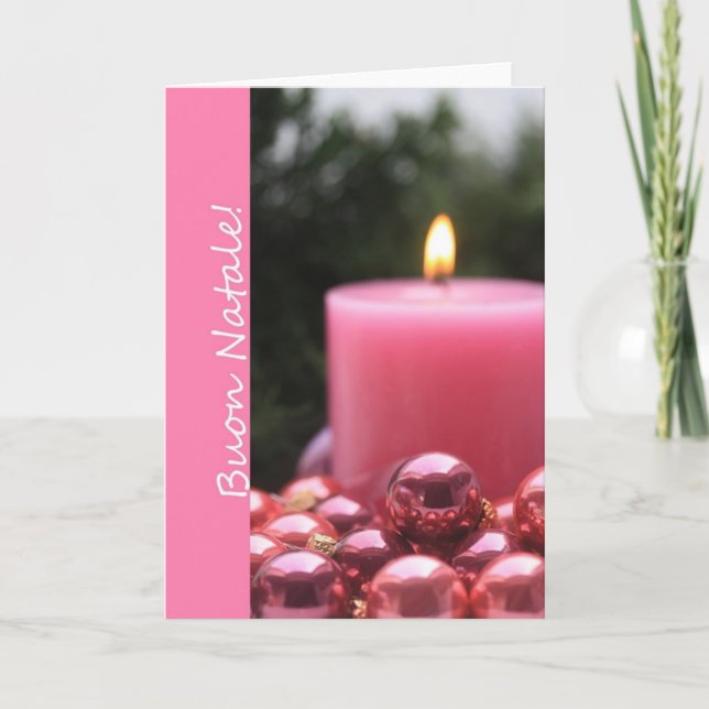 Buon Natale Italian Christmas Card (Front)