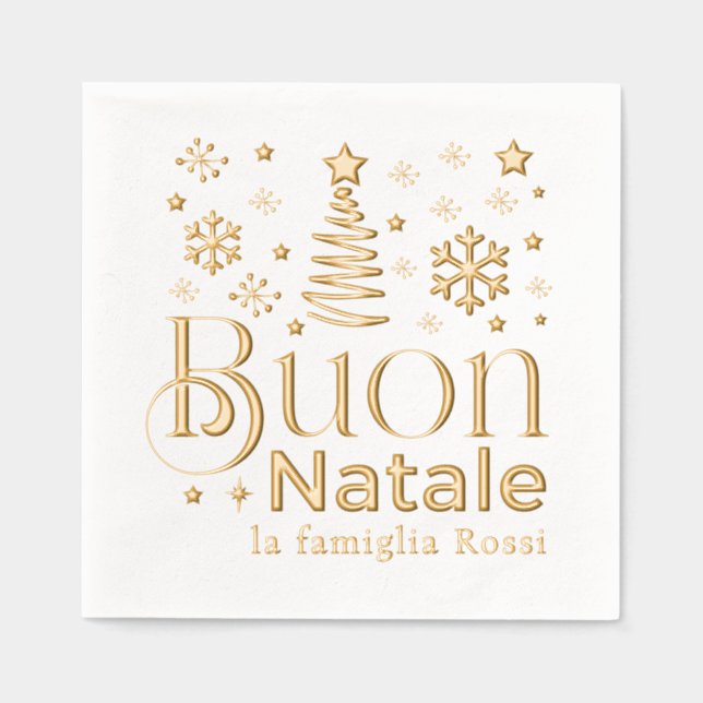 Buon Natale Italian Christmas Party Custom (Recto)