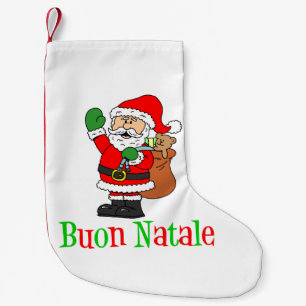Buon Natale Italian Christmas Stocking