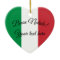 Buon Natale Italian flag Christmas ornament