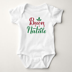 Buon Natale Italian Merry Christmas  Baby Bodysuit