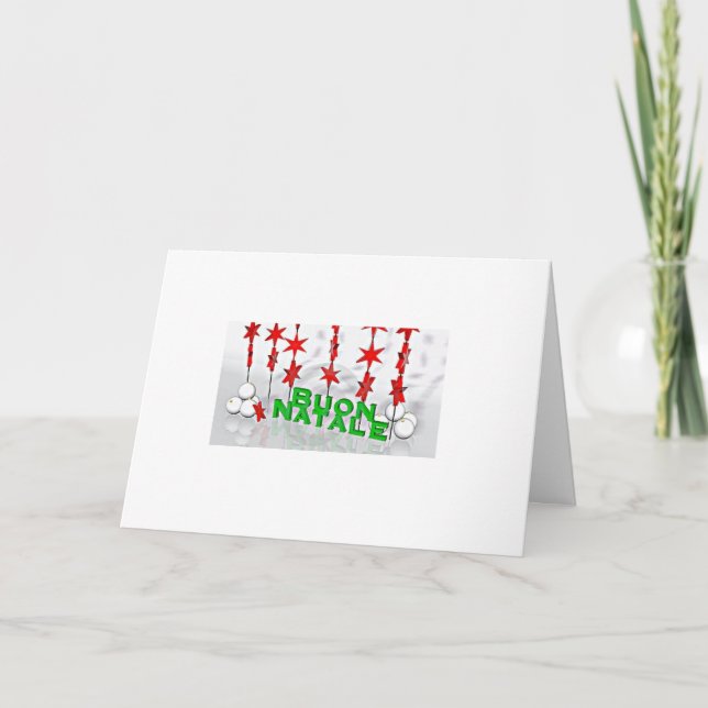 ***BUON NATALE*** MERRY CHRISTMAS FAMILY/FRIENDS CARD (Front)