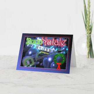 Buon Natale  -Merry Christmas Holiday Card