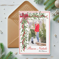 Buon Natale Mistletoe Italian Christmas Photo