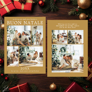Buon Natale Multi Photo Holiday Card