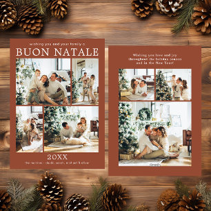Buon Natale Multi Photo Holiday Card