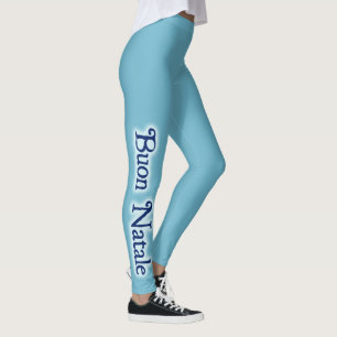 Buon Natale On ice Leggings