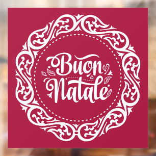 Buon Natale Window Cling
