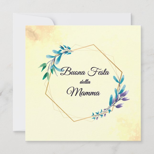 Buona Festa della Mamma | Happy Mother's Day Card (Front)