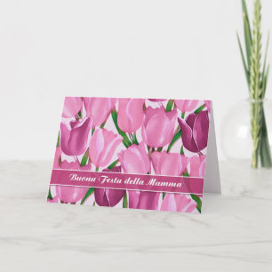 Buona Festa della Mamma. Italian Greeting Card