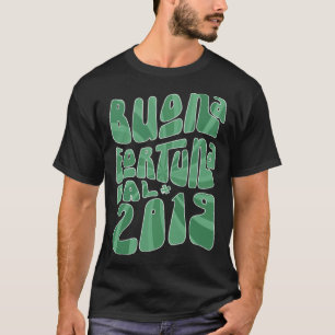 Buona Fortuna Dal 2019 4 Anni Compleanno St Patric T-Shirt