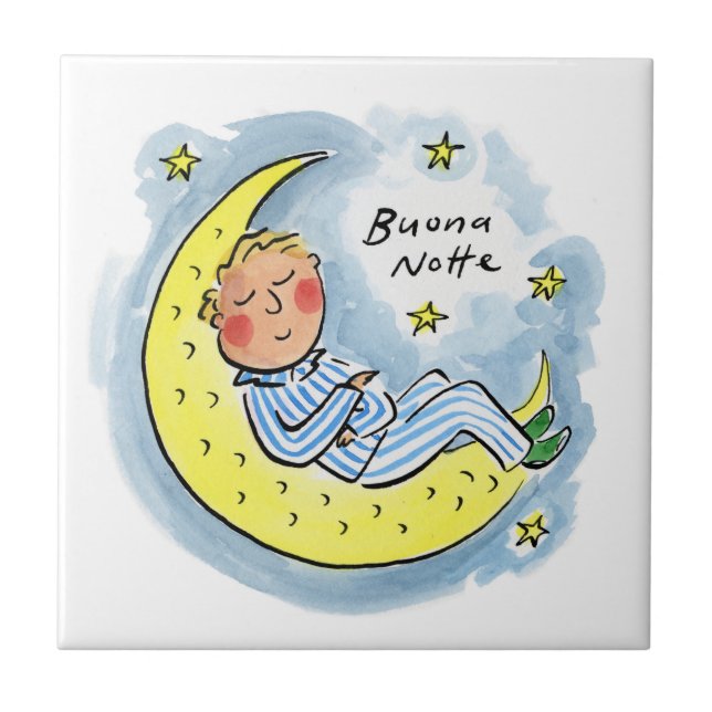Buona Notte Tile (Front)
