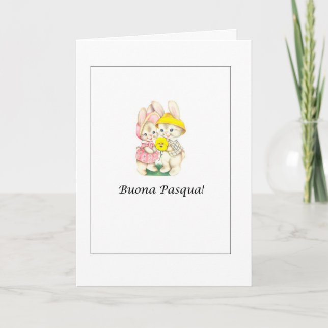 Buona Pasqua, carte d'Italiano Pâques (Devant)