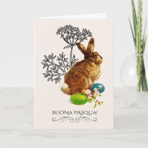 Buona Pasqua. Carte Pâques en italien