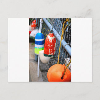 Buoys on the Fence Postcard