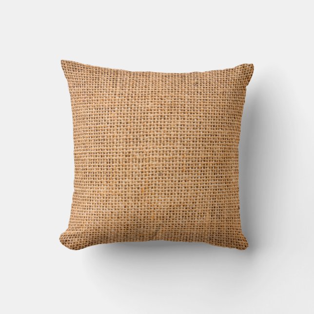 Buplap background throw pillow (Front)