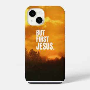 BUR FIRST JESUS NATURE MORNING SUNRISE iPhone 14 CASE