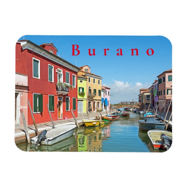  Burano. #4   Magnet (Horizontal)