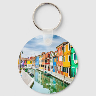Burano, Italy Keychain