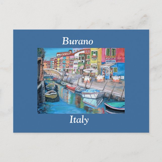 Burano, Italy - Postcard (Front)