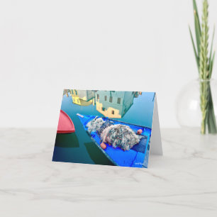 Burano reflections thank you card
