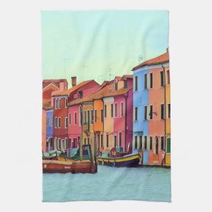 BURANO - Venetian Lagoon Venice - Burano Kitchen Towel