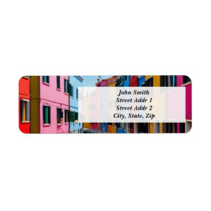 Burano Venice Colourful houses