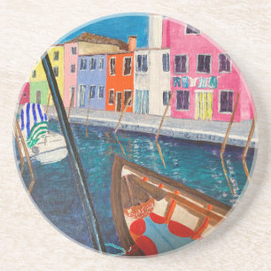 Burano Venice Italy Coaster