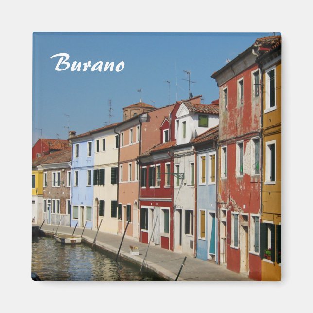 Burano Venice Magnet (Front)
