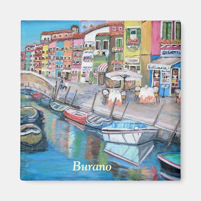 Burano, Venise - Magnet (Devant)