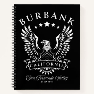 Burbank San Fernando Valley California Vintage Notebook