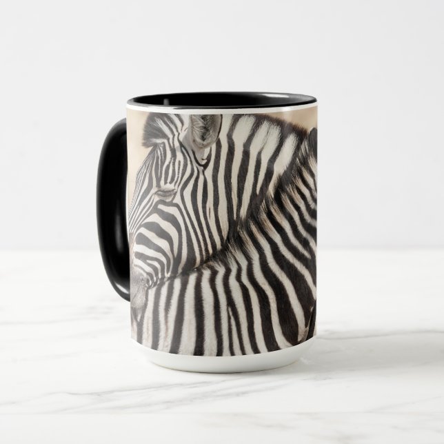 Burchell's Zebras Necking Mug (Front Left)