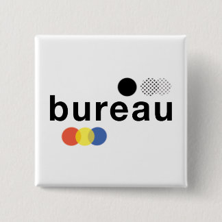 bureau 2 inch square button