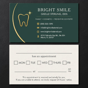 Bureau de dentiste Dent Or Vert Rendez-vous