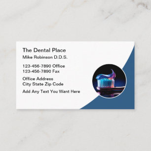 Bureau dentaire Dentiste Carte de visite Design Co