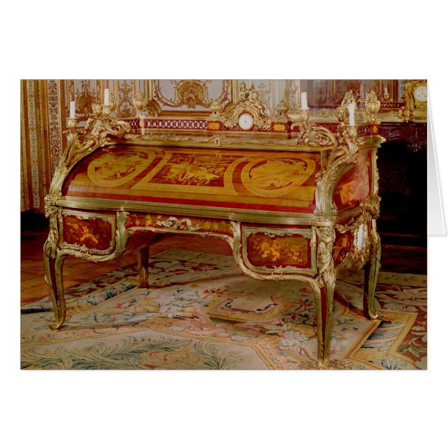 Bureau du Roi par Oeben et Riesener (Devant horizontal)