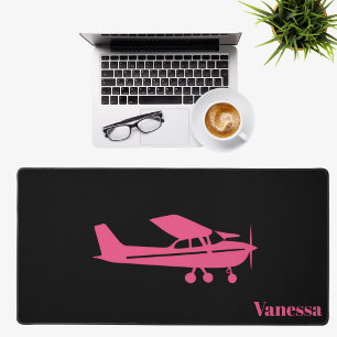 Bureau personnalisé d'aviation girly avion Cessna