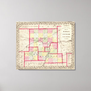 Bureau, Putnam, Stark, Marshall counties Canvas Print