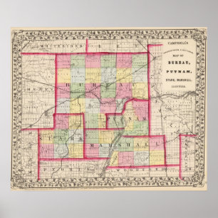 Bureau, Putnam, Stark, Marshall counties Poster