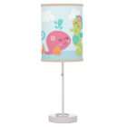 Sous la lampe de pépinière de bébé rose/fille de l